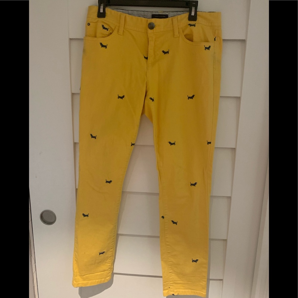 Tommy Hilfiger Women’s Yellow Jeans, Size 8